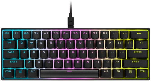 CORSAIR K65 MINI RGB MECHANIKUS GAMER BILLENTYŰZET, CHERRY MX RED, US (CH-9194010-NA)