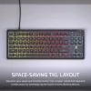 CORSAIR K55 CORE TKL RGB GAMING BILLENTYŰZET FEKETE, US