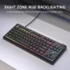 CORSAIR K55 CORE TKL RGB GAMING BILLENTYŰZET FEKETE, US