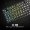 CORSAIR K55 CORE RGB GAMING BILLENTYŰZET GRAY, US