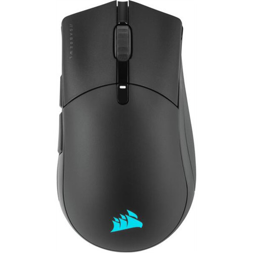 CORSAIR SABRE RGB PRO WIRELESS CHAMPION SERIES GAMER EGÉR, FEKETE (CH-9313211-EU)