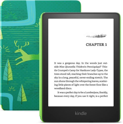 AMAZON KINDLE PAPERWHITE KIDS (2021) 6,8" E-BOOK OLVASÓ 16GB JEWEL FOREST (REKLÁM MENTES)