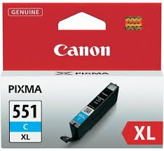 CANON CLI-551XL CIÁN (11ML) EREDETI TINTAPATRON (6444B001)