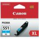 CANON CLI-551XL CIÁN (11ML) EREDETI TINTAPATRON (6444B001)