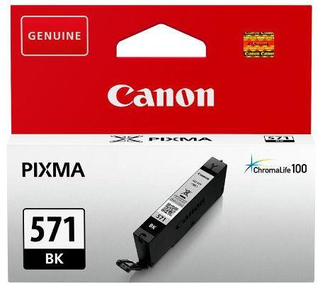 CANON CLI-571 FEKETE (7ML) EREDETI TINTAPATRON (0385C001)