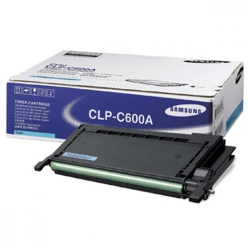 SAMSUNG CLP-600A CLP-C600A CIÁN EREDETI TONER LEÉRTÉKELT