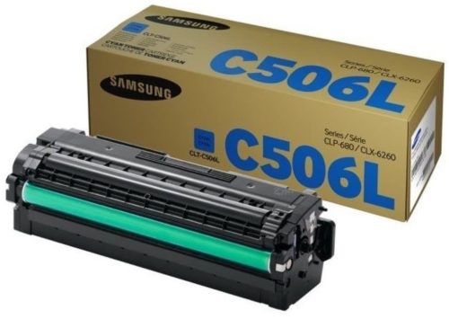 SAMSUNG CLP-680 CLT-C506L (3,5K) CIÁN EREDETI TONER (SU038A)