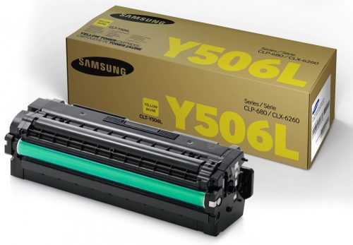 SAMSUNG CLP-680 CLT-Y506L (3,5K) SÁRGA EREDETI TONER (SU515A)