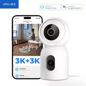 XIAOMI IMILAB C30 DUAL 3K+3K WIFI PLUG-IN BELTÉRI KAMERA