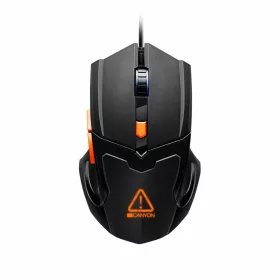 CANYON CND-SGM02RGB VIGIL GAMER EGÉR, BLACK/ORANGE