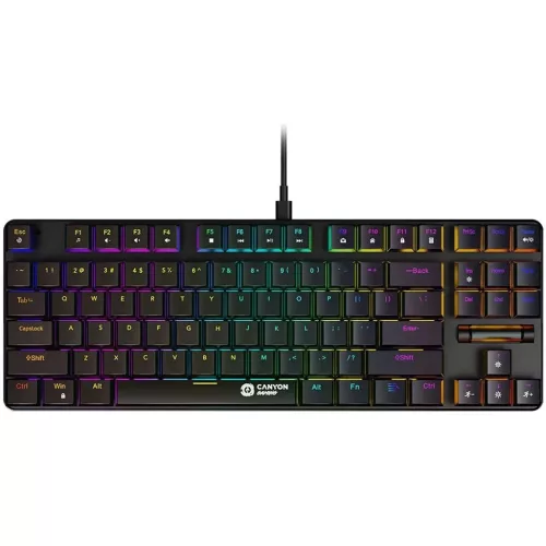 CANYON GK-50 COMETSTRIKE GAMING BILLENTYŰZET FEKETE, HU
