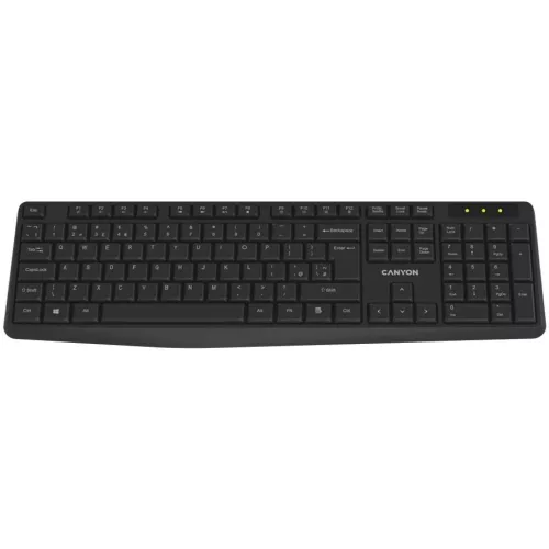 CANYON CNE-CKEYW01-HU WIRELESS BILLENTYŰZET FEKETE, HU