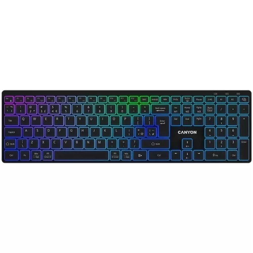 CANYON CNS-HBTK11B WIRELESS BILLENTYŰZET FEKETE, HU