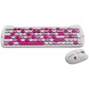 CANYON CNS-HSETW6PK-HU WIRELESS KEYBOARD COMBO KITTY EDITION PINK, HU