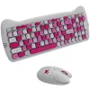 CANYON CNS-HSETW6PK-HU WIRELESS KEYBOARD COMBO KITTY EDITION PINK, HU