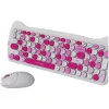 CANYON CNS-HSETW6PK-HU WIRELESS KEYBOARD COMBO KITTY EDITION PINK, HU
