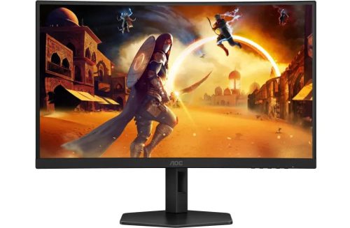 AOC CQ27G4X, 27", ÍVELT, VA, 16:9, 2560X1440, 180 HZ, 0.5MS, 2XHDMI, 1XDISPLAYPORT, ÁLLÍTHATÓ MAGASSÁG, GAMING MONITOR