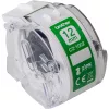 BROTHER CZ-1002 12MMX5M ÖNTAPADÓS, FEHÉR ALAPSZÍNŰ, SZÍNES SZALAGKAZETTA