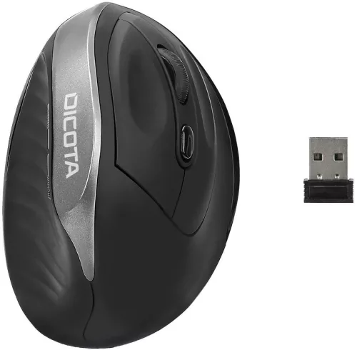 DICOTA RELAX WIRELESS ERGONOMIC EGÉR, BLACK