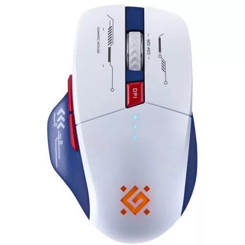 DEFENDER TISA GM-126 WIRELESS BLUETOOTH GAMER EGÉR, WHITE