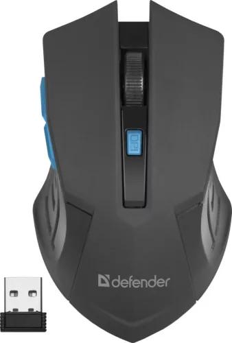 DEFENDER RF ACCURA MM-275 WIRELESS EGÉR, BLACK/BLUE