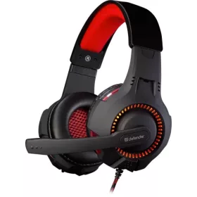 DEFENDER G-450 GAMER HEADSET/FEJHALLGATÓ, FEKETE-PIROS