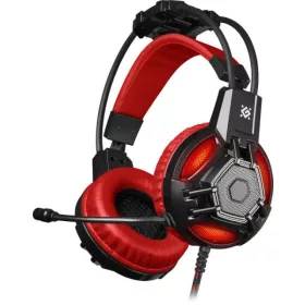 DEFENDER LESTER GAMER HEADSET/FEJHALLGATÓ, FEKETE-PIROS