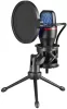 DEFENDER FORTE GMC 300 GAMER STREAMING MIKROFON TRIPOD ÁLLVÁNNYAL, FEKETE