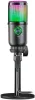 DEFENDER GLOW GMC 400 GAMER STREAMING MIKROFON TRIPOD ÁLLVÁNNYAL ÉS RGB VILÁGÍTÁSSAL, FEKETE