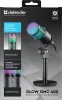 DEFENDER GLOW GMC 400 GAMER STREAMING MIKROFON TRIPOD ÁLLVÁNNYAL ÉS RGB VILÁGÍTÁSSAL, FEKETE