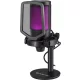 DEFENDER IMPULSE GMC 600 GAMER STREAMING MIKROFON STÚDIÓKARRAL ÉS RGB VILÁGÍTÁSSAL, FEKETE
