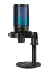 DEFENDER IMPULSE GMC 600 GAMER STREAMING MIKROFON STÚDIÓKARRAL ÉS RGB VILÁGÍTÁSSAL, FEKETE