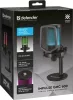 DEFENDER IMPULSE GMC 600 GAMER STREAMING MIKROFON STÚDIÓKARRAL ÉS RGB VILÁGÍTÁSSAL, FEKETE