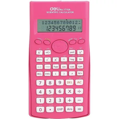 DELI CORE DL-1710 TUDOMÁNYOS SZÁMOLÓGÉP, MAGENTA