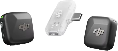 DJI MIC MINI VEZETÉK NÉLKÜLI MIKROFON SZETT (2 ADÓ, 1 TELEFON VEVŐ, IPHONE/ANDROID/PC/TABLET)