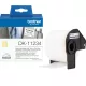 BROTHER DK-11234 FEHÉR ALAPON FEKETE, 60MMX86MM ÖNTAPADÓS ELŐVÁGOTT EREDETI ETIKETT CÍMKE TEKERCSBEN (DK11234)