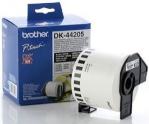 BROTHER DK-44605 SÁRGA ALAPON FEKETE, 62MMX30,48M ÖNTAPADÓS/ELTÁVOLÍTHATÓ EREDETI PAPÍRSZALAG TEKERCSBEN (DK44605)