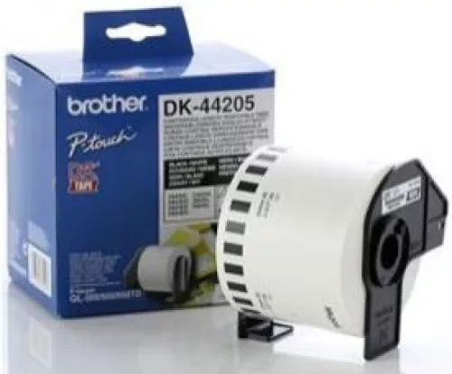 BROTHER DK-44605 SÁRGA ALAPON FEKETE, 62MMX30,48M ÖNTAPADÓS/ELTÁVOLÍTHATÓ EREDETI PAPÍRSZALAG TEKERCSBEN (DK44605)