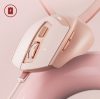 INPHIC DR8 WIRELESS/BLUETOOTH EGÉR, MILK TEA PINK