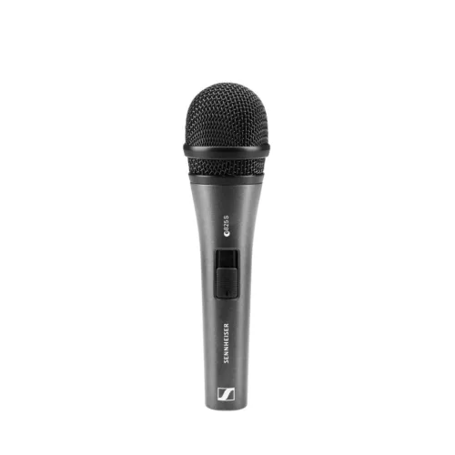 SENNHEISER E 825-S DINAMIKUS ÉNEK- ÉS BESZÉDMIKROFON KAPCSOLÓVAL, FEKETE