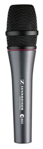 SENNHEISER E 865-S PRÉMIUM KONDENZÁTOR ÉNEKMIKROFON KAPCSOLÓVAL, FEKETE