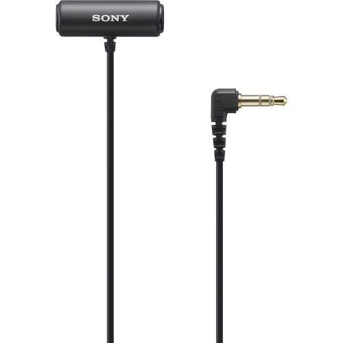 SONY ECM-LV1 SZTEREÓ CSÍPTETHETŐ MIKROFON, FEKETE
