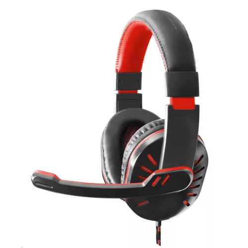 ESPERANZA EGH330R CROW GAMER HEADSET/FEJHALLGATÓ, FEKETE-PIROS