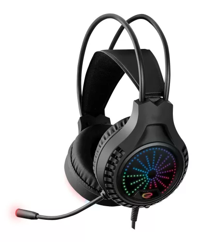 ESPERANZA EGH5000 AVIATOR GAMER HEADSET/FEJHALLGATÓ, FEKETE