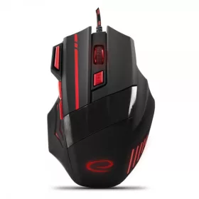 ESPERANZA MX201 WOLF GAMER EGÉR, BLACK/RED
