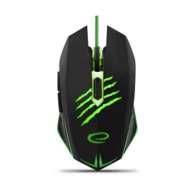 ESPERANZA MX209 CLAW VEZETÉKES EGÉR, BLACK/GREEN
