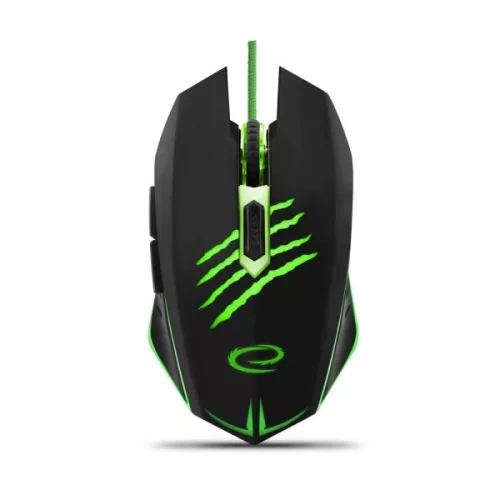 ESPERANZA MX209 CLAW VEZETÉKES EGÉR, BLACK/GREEN