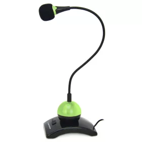 ESPERANZA EH130G CHAT ASZTALI PC MIKROFON, FEKETE-ZÖLD