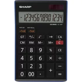 SHARP EL-145TBL ASZTALI SZÁMOLÓGÉP, FEKETE