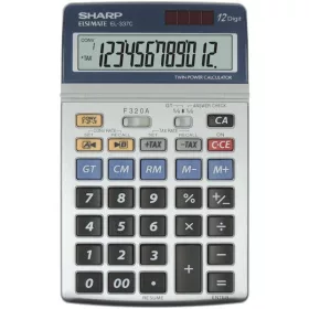 SHARP EL-337C ASZTALI SZÁMOLÓGÉP, SZÜRKE